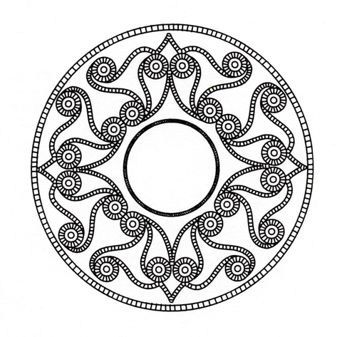 Celtic Mandala 3 Coloring Page